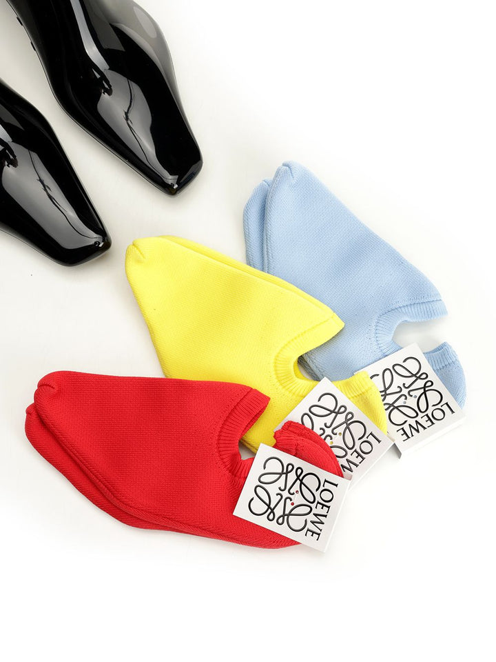 Loewe Emily Aqua Bootie 45 In Rubber With Multicolor Socks Pumps - Black | b7302632f2d41c1c054d195ddd1195cf4aeeb4c0