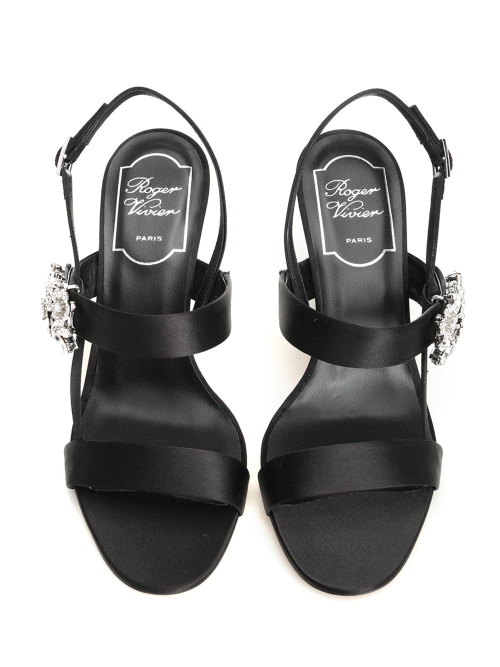 Roger Vivier Mini Bouquet Sandals - Black | a22fc9f4f47ba28f2c8932685048cdedf032e244