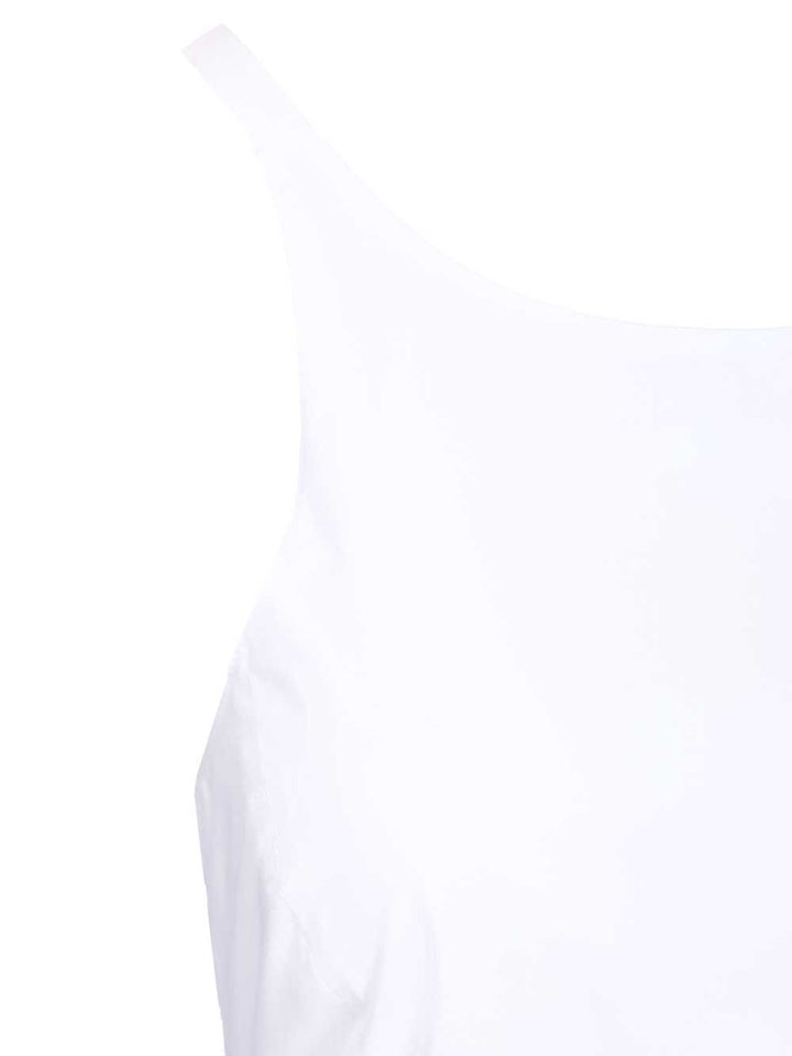 Emporio Armani Long Poplin Dress Dresses - White | 0bdcdf3bf66ed3d3ba9b7062176d69dac44e6e0b