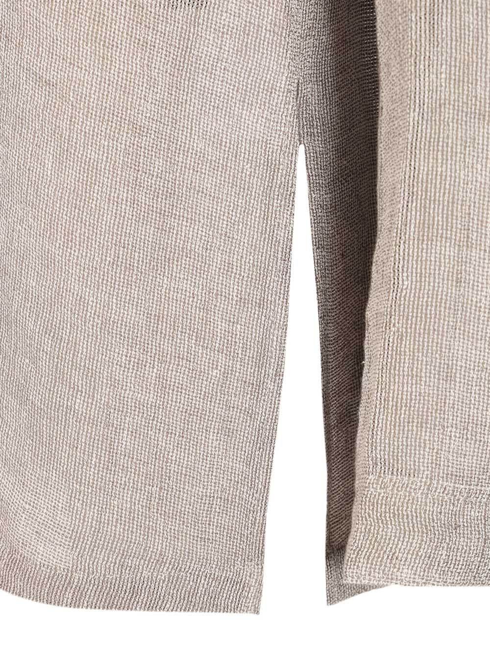 Emporio Armani Linen Gauze Shirt Jacket Jackets - Grey | e0c7338efafdcf49c216cf23045cfa3fb5a817d9