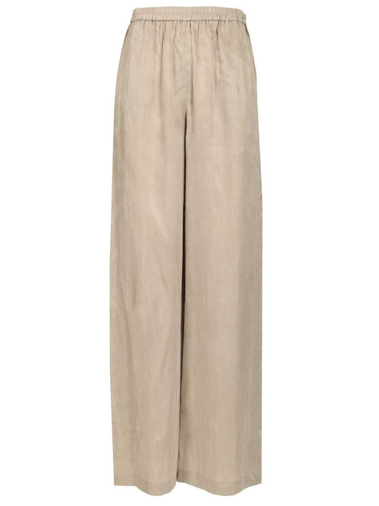 Elastic Waist Trousers Grey