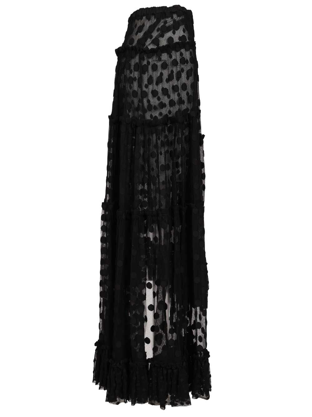 Dries Van Noten Sunia Long Skirt Skirts - Black | 4111b9933119266e9fd509ae210f9743df1d895c