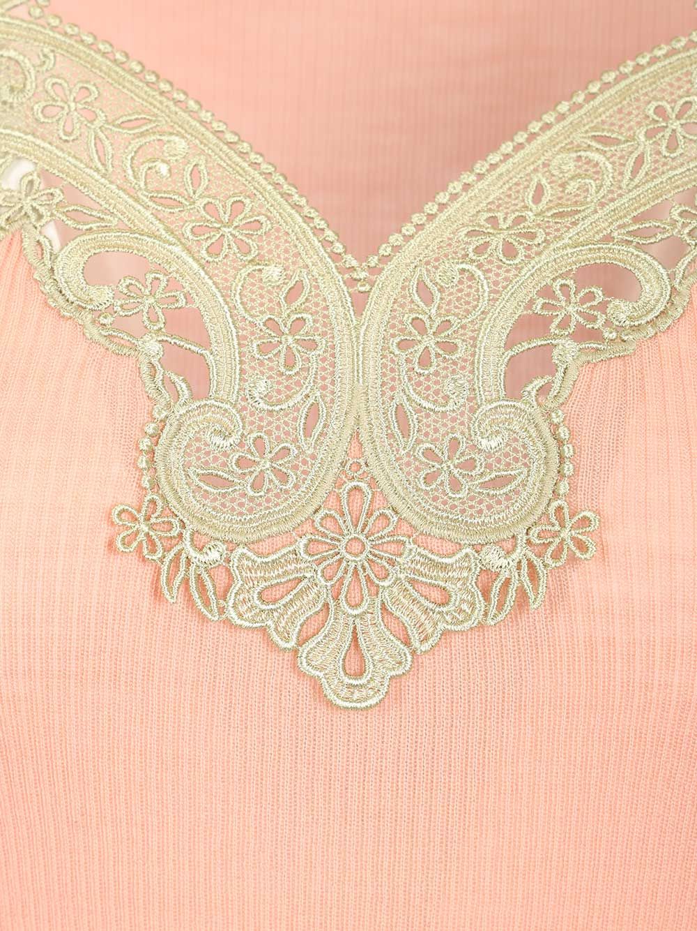 Chloe' Wool Rib Knitted & Guipure Sweater Knitwear - Rose | 42e9c80af375834bba27b1d4ccd4644fd20ed7d3