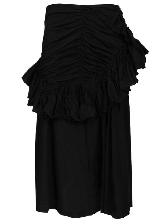Humairah Ruffle Skirt Skirts Black