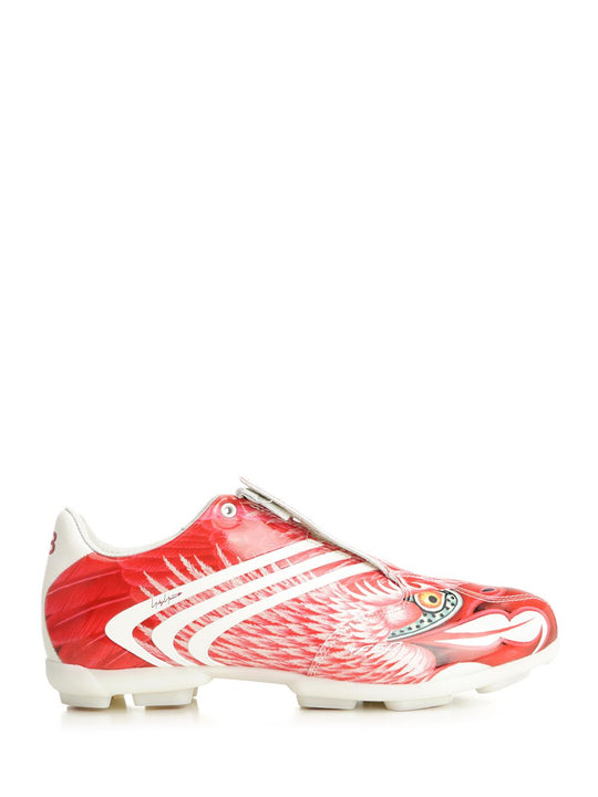 Y-3 F50 Beast Owhite/Owhite/Actmar Eagle Red Sneakers Red