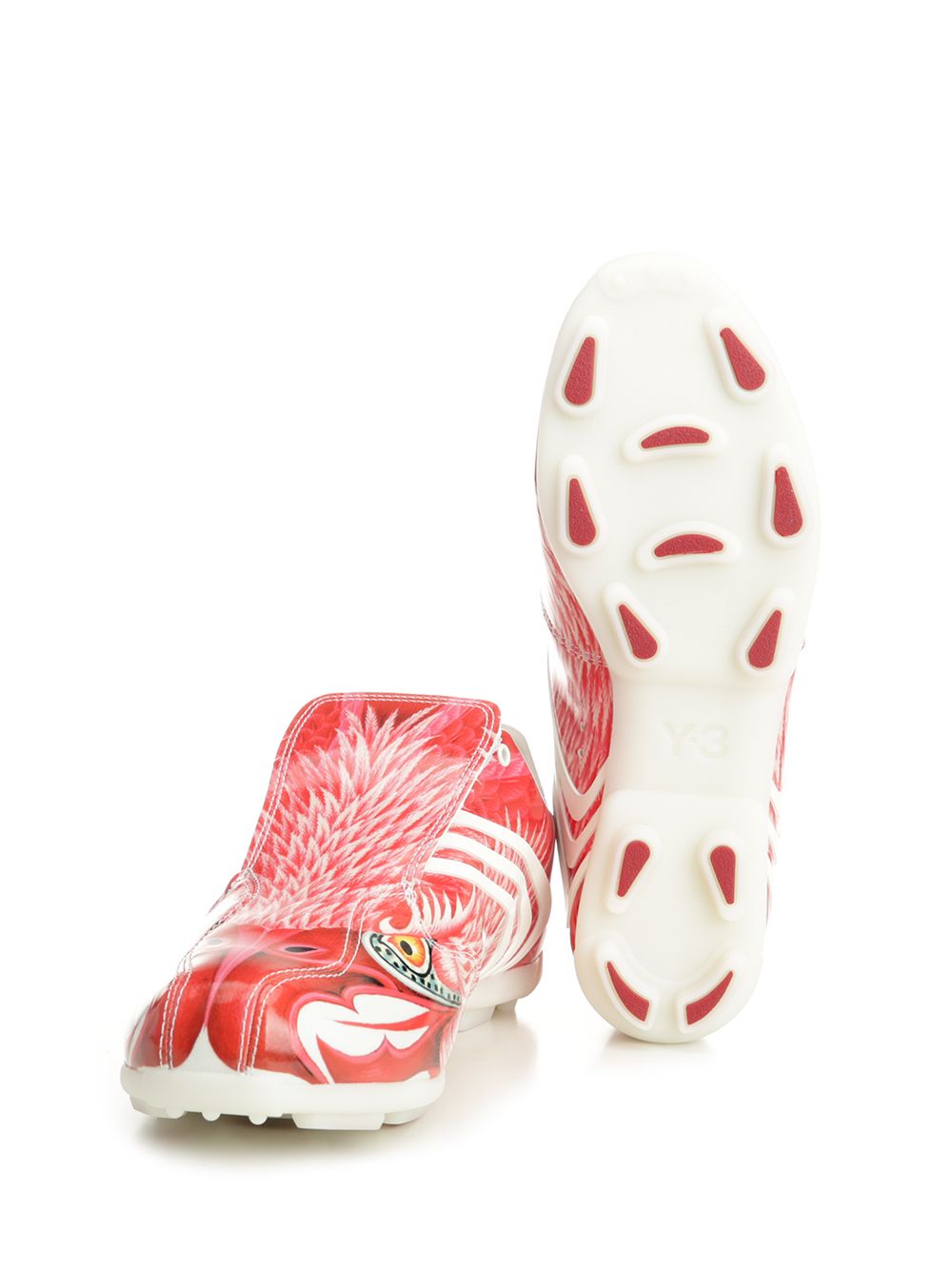 Adidas Y-3 Y-3 F50 Beast Owhite/Owhite/Actmar Eagle Red Sneakers - Red | a47d4a9a8594fda320b5c7512586897eeabc5527