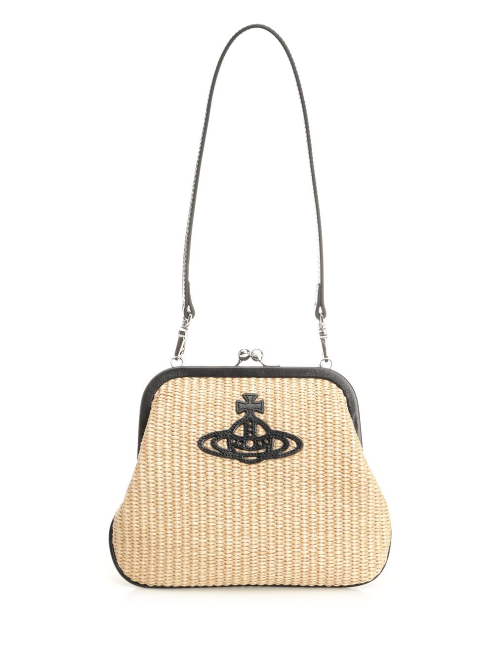 Vivienne Westwood Vivienne Clutch Shoulder Bags - Beige | 553eeb2b13f55588f8bb84b7a58e5c28876865a6