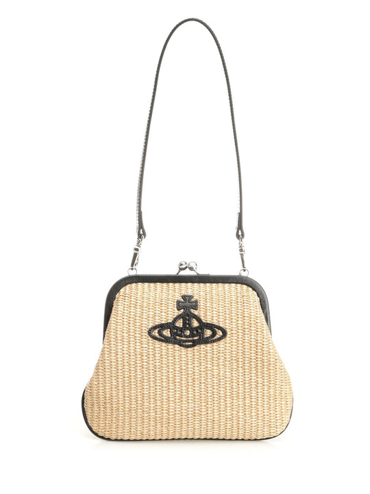 Vivienne Clutch Shoulder Bags Beige