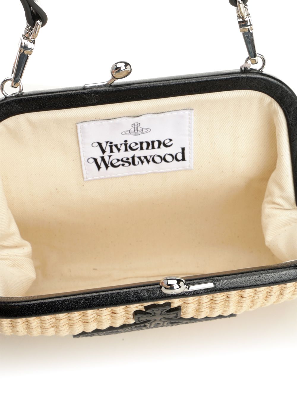 Vivienne Westwood Vivienne Clutch Shoulder Bags - Beige | 7b2b297aef32ef81bbfa0d0229173b415684be54