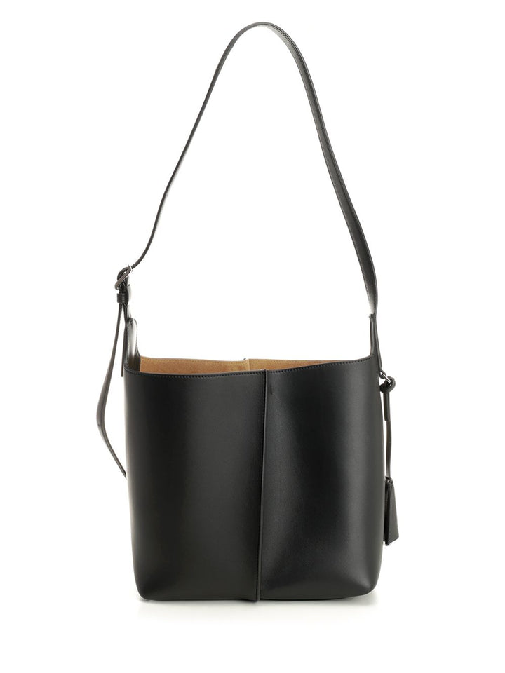 Loewe Bilbao Bucket Medium Shoulder Bags - Black | d81085c9115156bdad817624d01f1ffb78ee513c