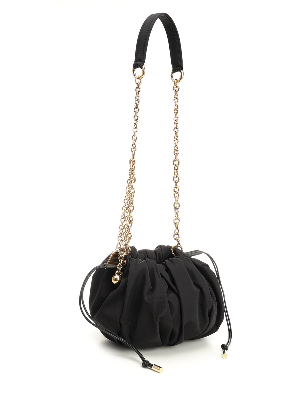 Chloe' S765 - Chloé Plissé Crossbody Bags - Black | 112a0a86ba1bc7b112789b24da0d0f179df2537a