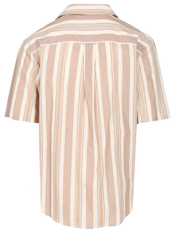 Saint Laurent Striped Cotton Shirt Shirts - Multicolor | 077f0295160b34e447c58d417601e17398a7dd71