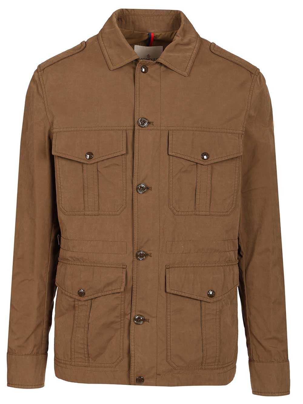 Moncler Amnicon Field Jacket Jackets - Beige | 67dda72f3209bceb67572fca63fa0695d95484f1