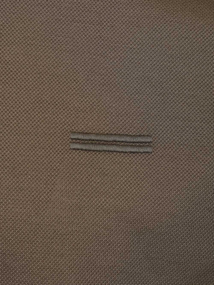 Ermenegildo Zegna Short-Sleeved Cotton Polo shirt - Brown | c29316c3e43ef480c9670f08e7906fddb7c02613