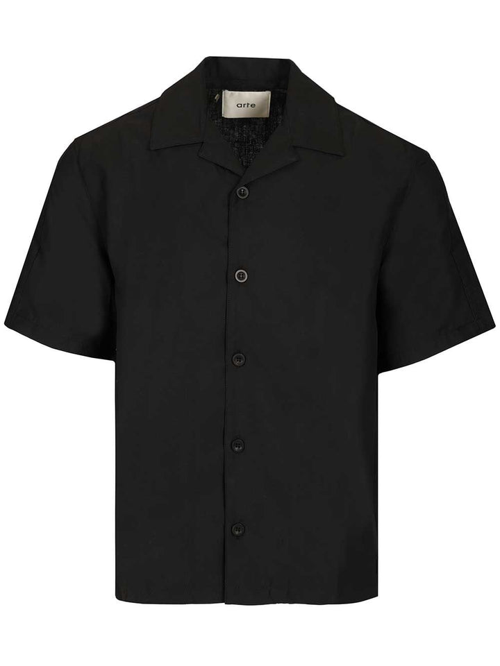 Arte Short-Sleeved Shirt Shirts - Black | bf23553dc483fa4e2fd67aeee665597eb2bde90e