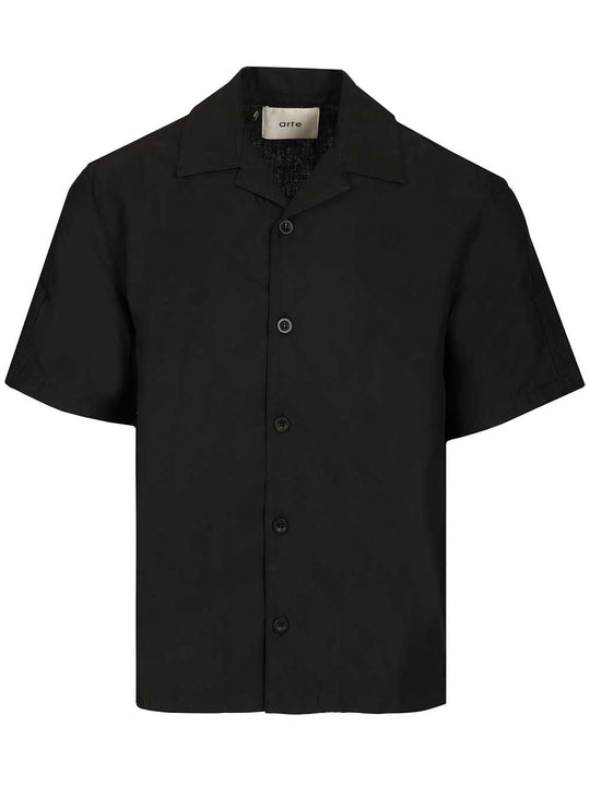 Short-Sleeved Shirt Shirts Black