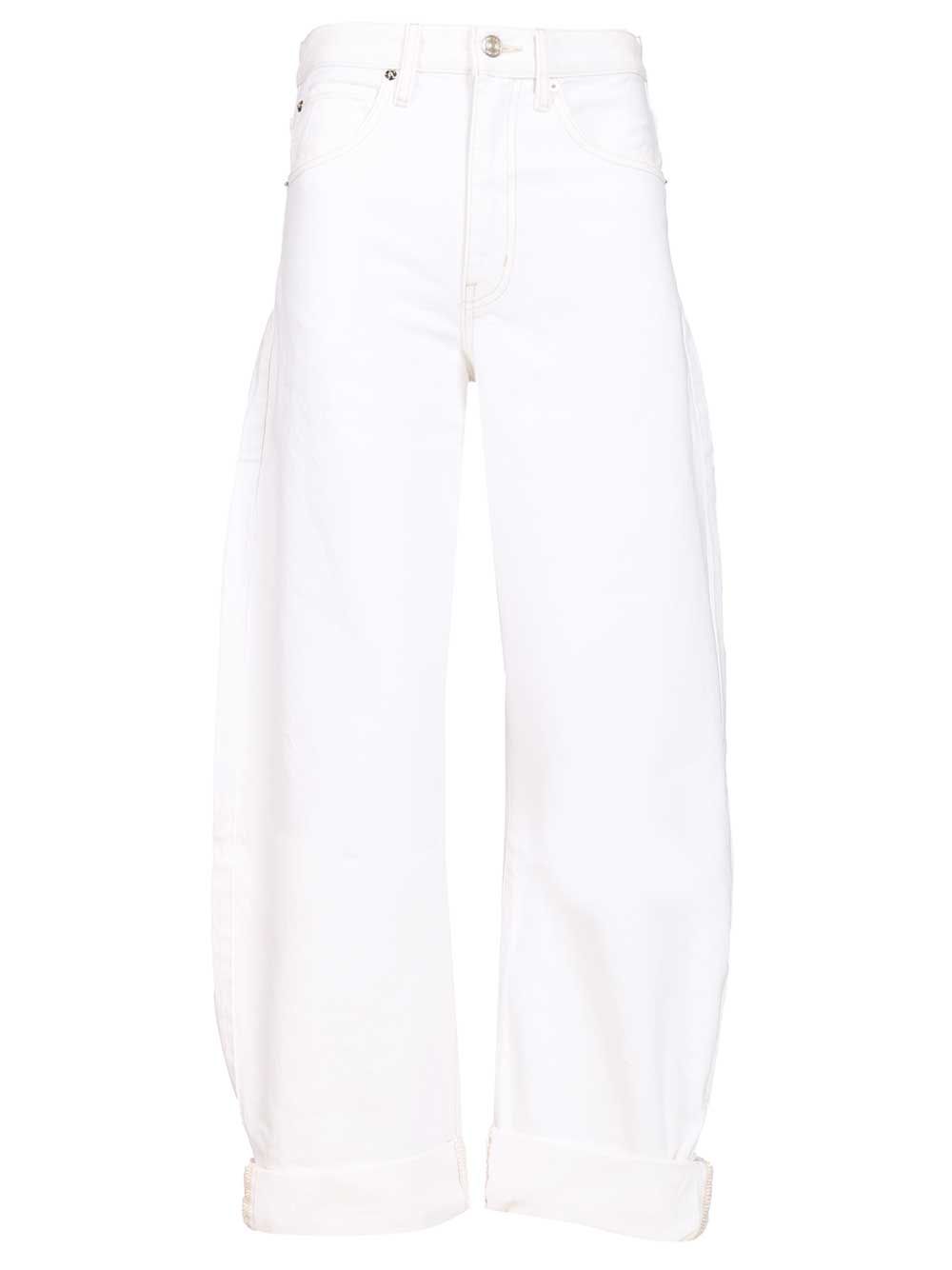 Frame The Bubble Jean Jeans - White | 960350c45915cae0fe187cd7f0717c0f836899db