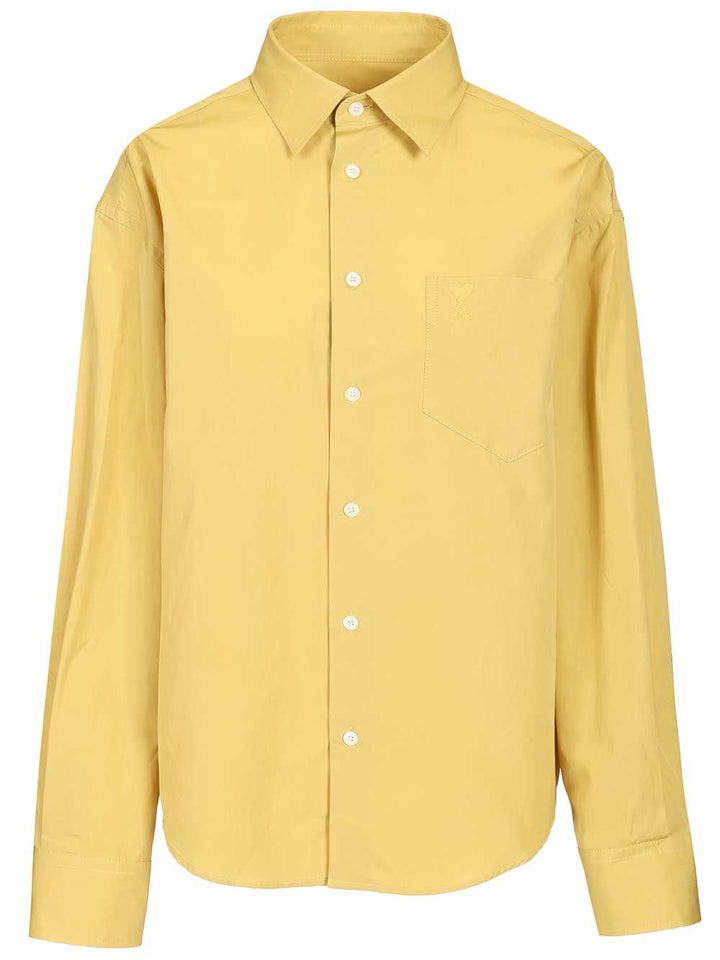 Ami Long-Sleeved Shirt Shirts - Yellow | c23d34e52e730cd8395667f2c17b5840255c7d8d