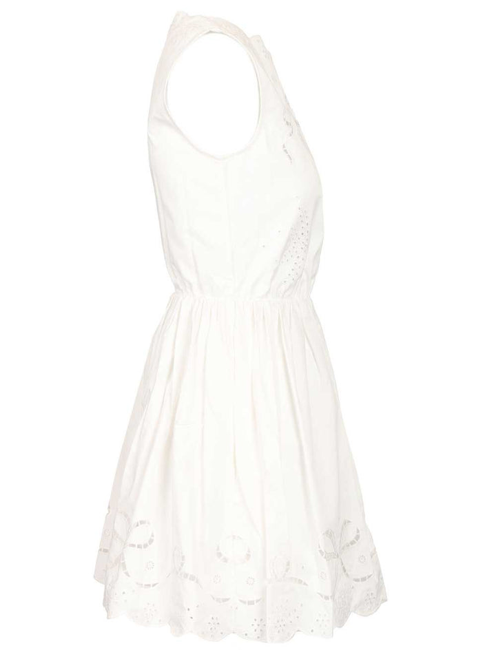 Self-Portrait White Mini Dress Dresses - White | c8fd37671c47b8b0d3e2b1d1183e1b153d1417af