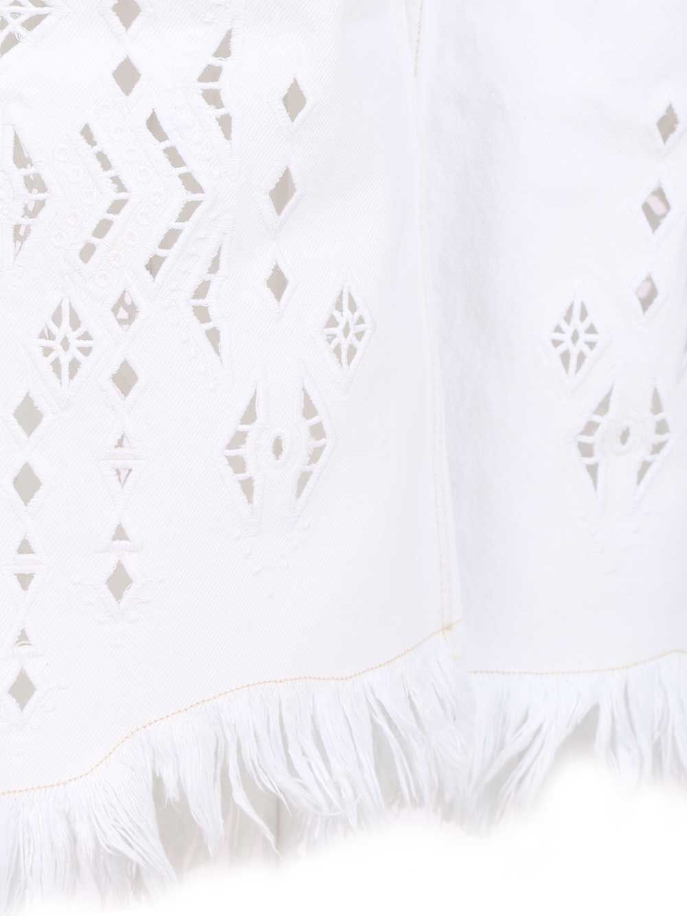 Isabel Marant Amia Trousers - White | df72fce4e5dd497136d8a04cb17a9121aea16f4b