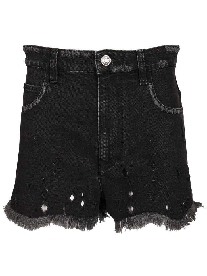 Isabel Marant Aecia Trousers - Black | d989129e4e6e6caeeab416ae2cc3531a03925c4c