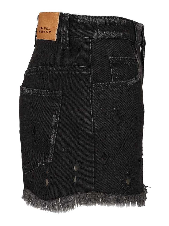 Isabel Marant Aecia Trousers - Black | 173a34af0d2b6bb724a6381566d86657bce60b4d