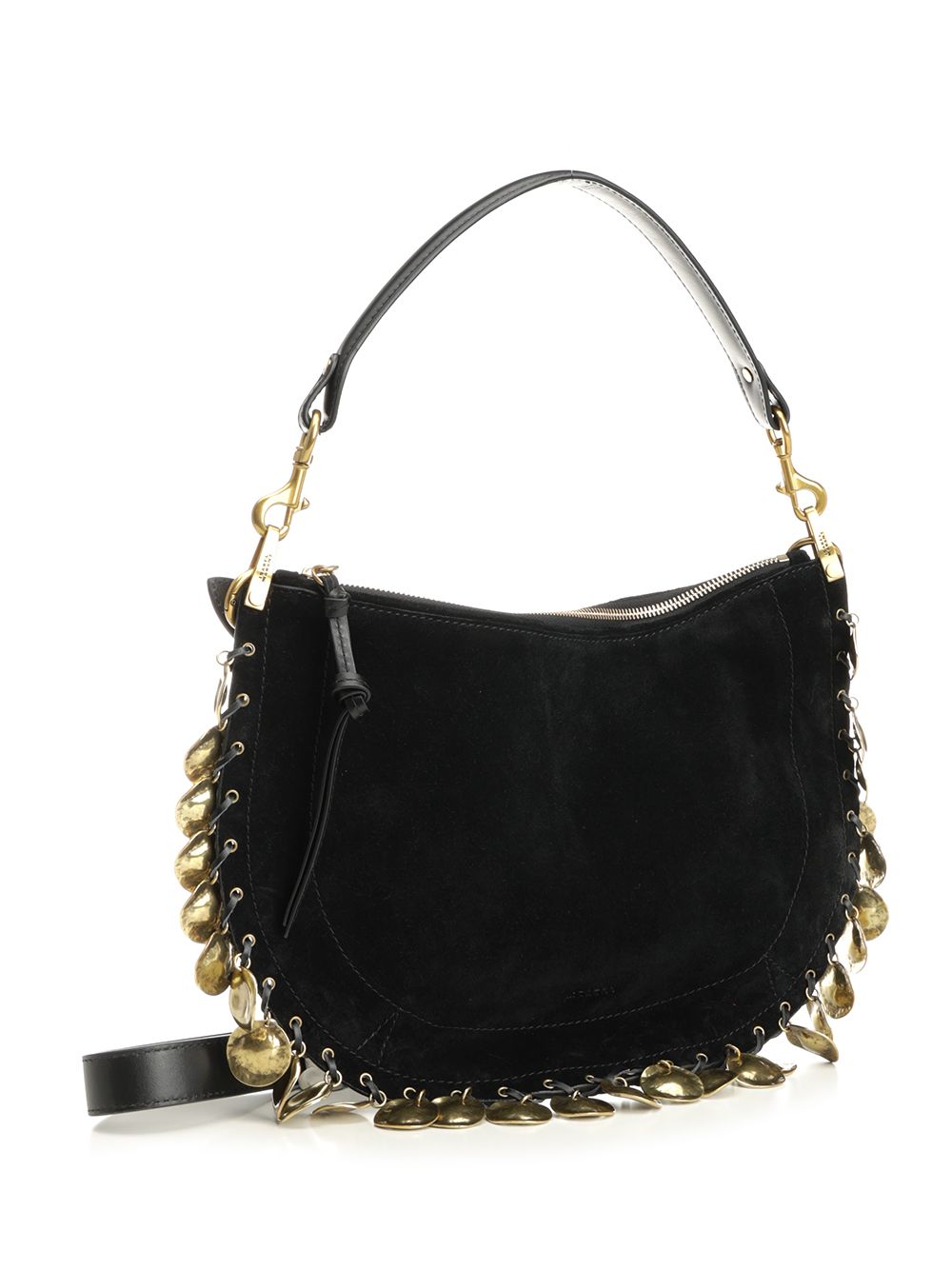 Isabel Marant Oskan Shoulder Bags - Black | 43d28b6eb70bc8a8d0a10c422d6b3d52180ec6be