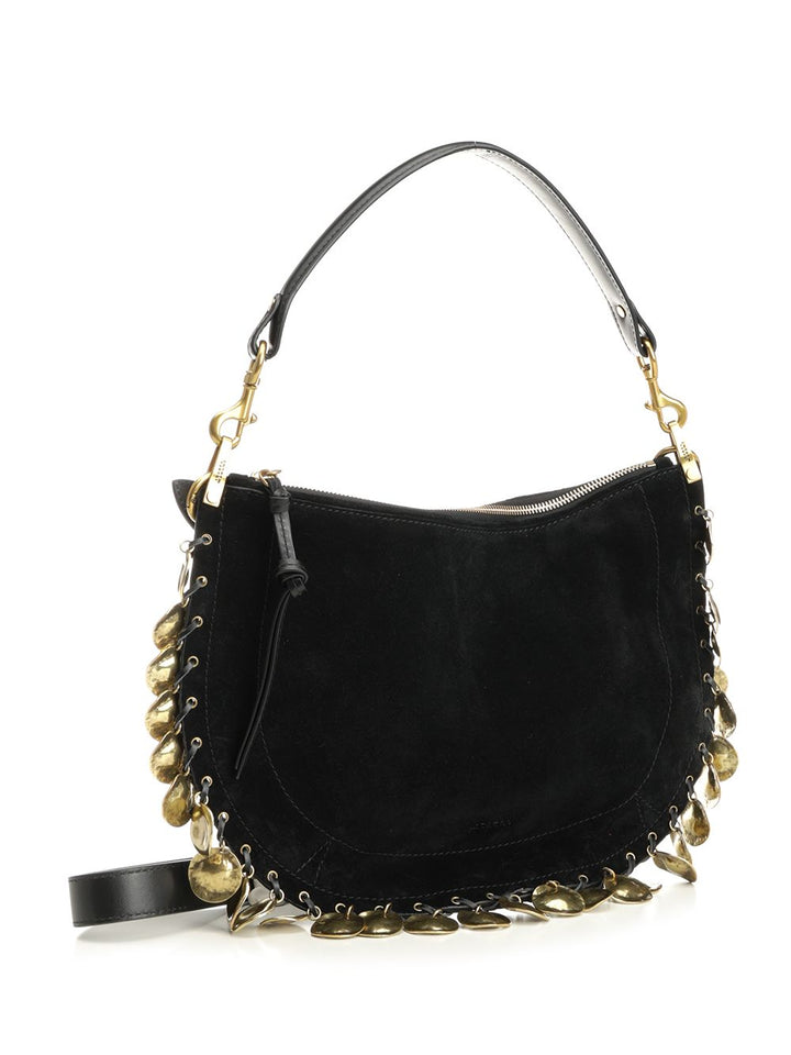 Isabel Marant Oskan Shoulder Bags - Black | 43d28b6eb70bc8a8d0a10c422d6b3d52180ec6be