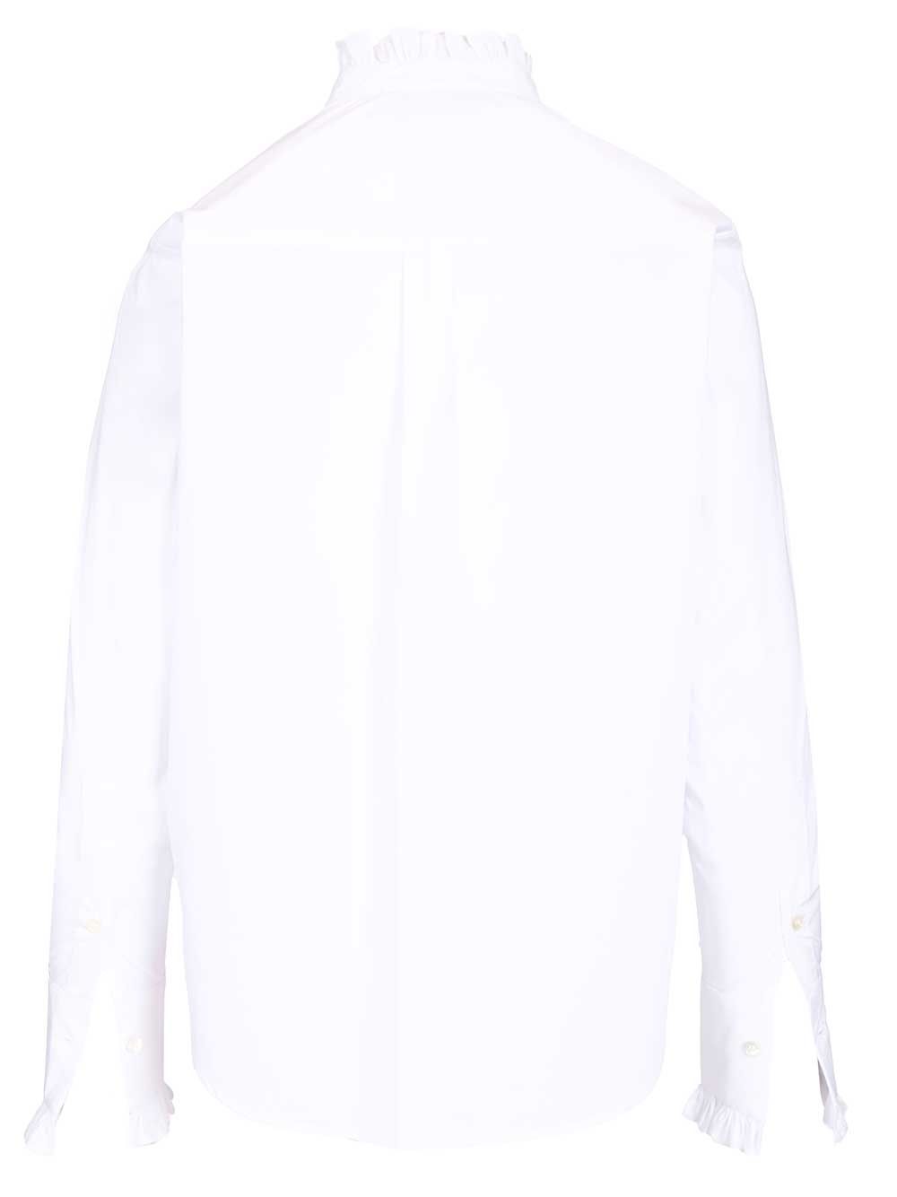 Al Duca D'Aosta Rouche Shirts - White | 5b6d439ed15db78ab4b128d7ef98d7baa707421b