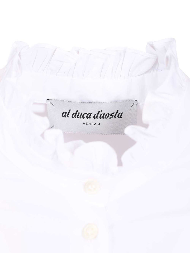 Al Duca D'Aosta Rouche Shirts - White | 7d1cf340b873d6d4b848884a1346dd277f990354