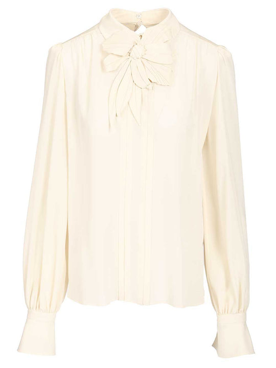 Blouse With Detail Shirts Rose