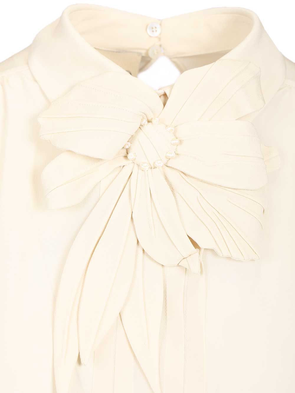 Valentino Garavani Blouse With Detail Shirts - Rose | 48f5eda4935c76b321f69812a12789e7d1fdf913