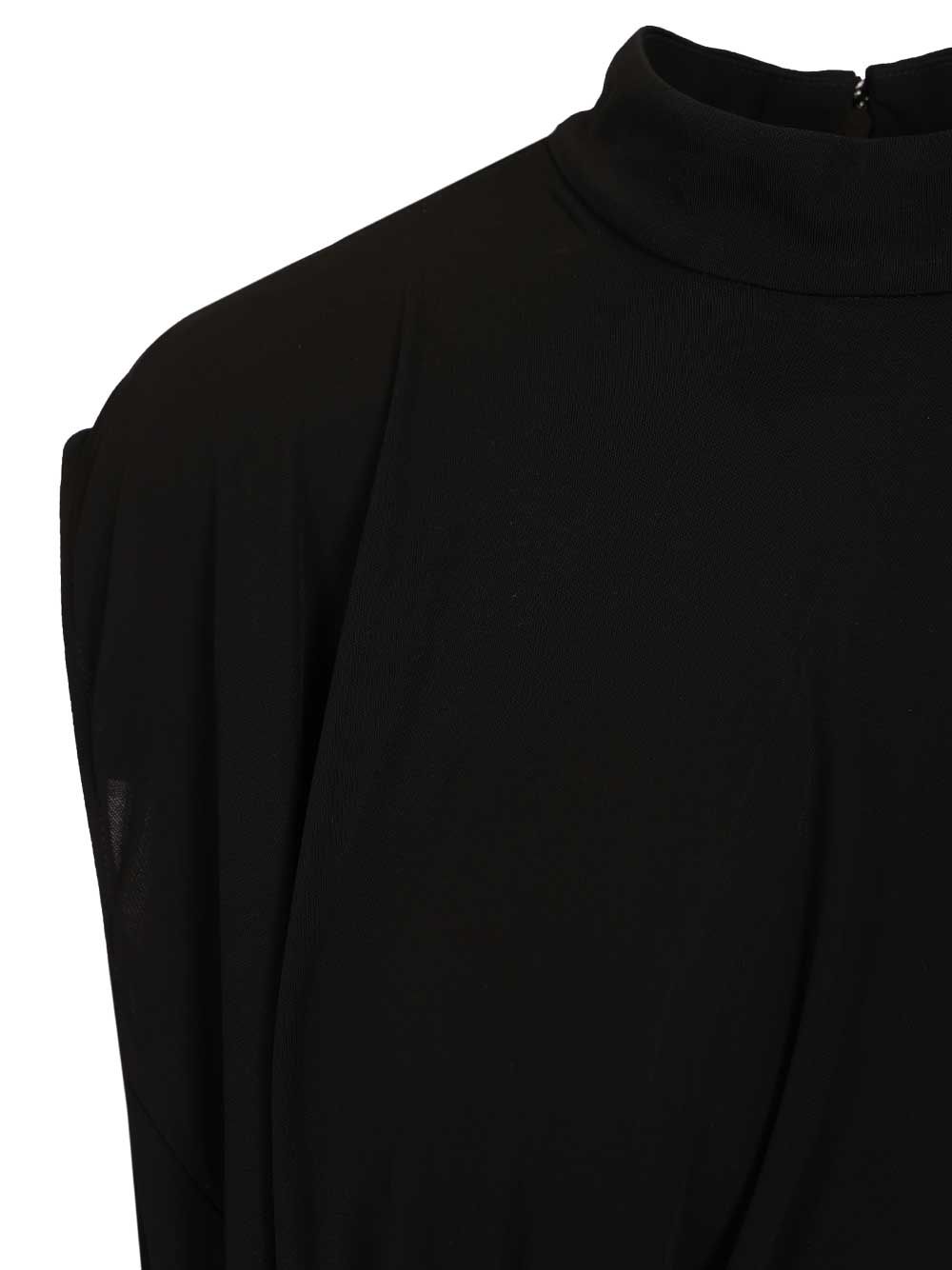Bottega Veneta Crepe Viscose Jersey Dress Dresses - Black | c4e1a539ef7fe97ca203f760de92dd7503fea059