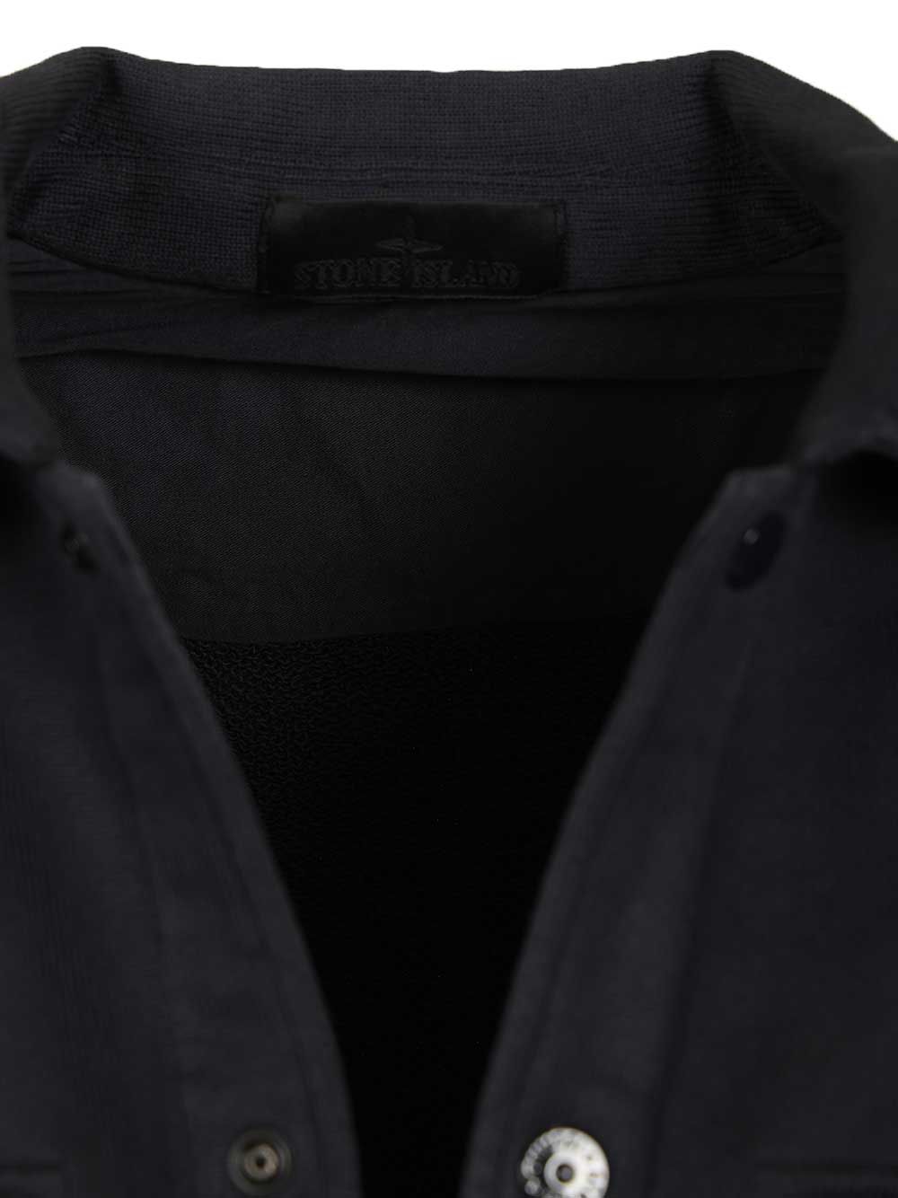 Stone Island Ghost Overshirt Sweatshirts - Blue | ca67ccb1088fcd37d1f53188836ee5c3393ab733