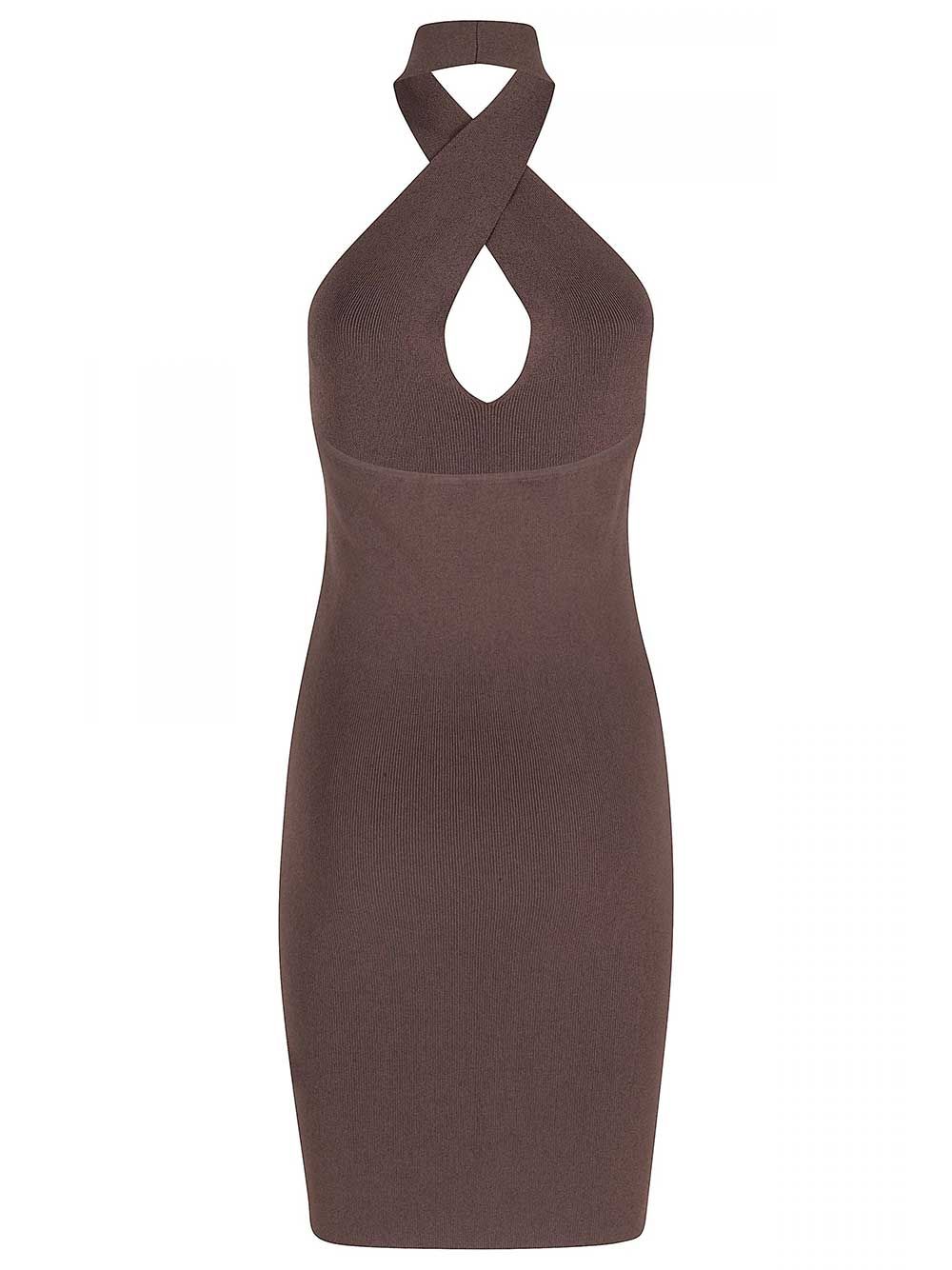 Federica Tosi Short Dress Dresses - Brown | 1bfdb749a48316dd6669f4aa3ee9ba82eb34bdc7