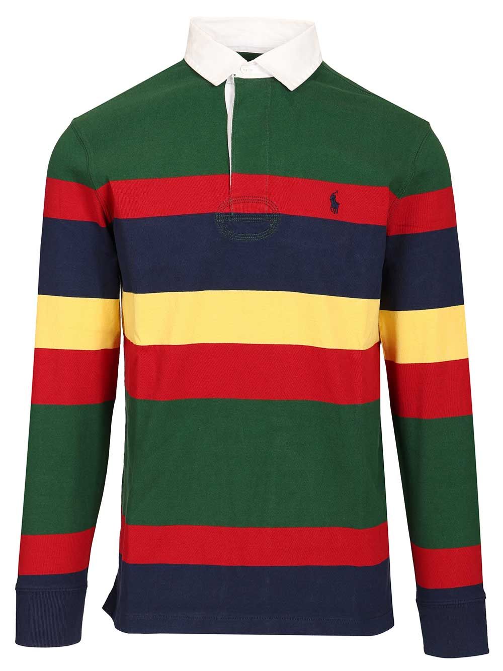 Polo Ralph Lauren Striped Rugby Shirt Sweatshirts - Multicolor | 8ae4dc8b16a645e965f48b9eef7da5d28b574453