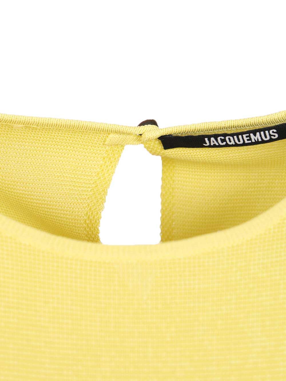 Jacquemus La Robe Maille Maxi Dress Dresses - Yellow | be9d9ea0a310c236b53d6a88c909d71374c59a53