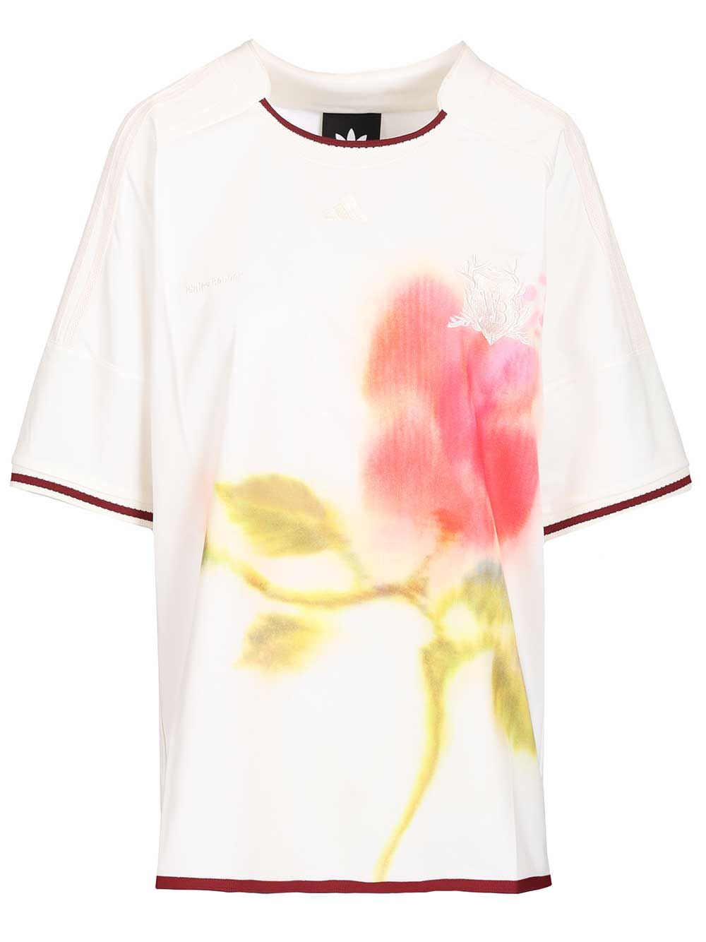 Adidas X Wales Bonner Wales Bonner Football Shirt T-Shirt - White | 1886c923688326a62367453255d24393e47f7b86