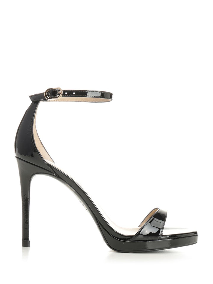 Stuart Weitzman Nudist 100 Sandal Sandals - Black | 852ed5926e65fdf8f75198ab6218c5a481c3f7ec