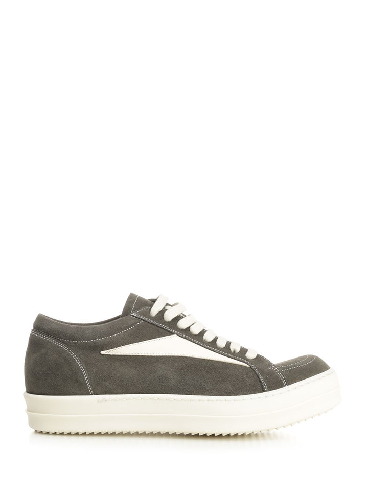Rick Owens Vintage Suede Sneakers - Grey | e9fcd8a26c7a7439d7340d899aa6949d5909206b