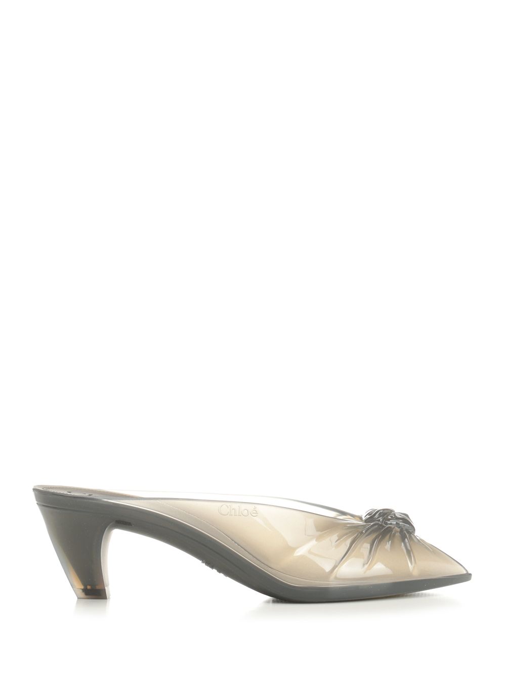Chloe' Chloé Jelly Mules Pumps - Grey | e6e622f9e4c09af9d82722a28a202d6599394bbb