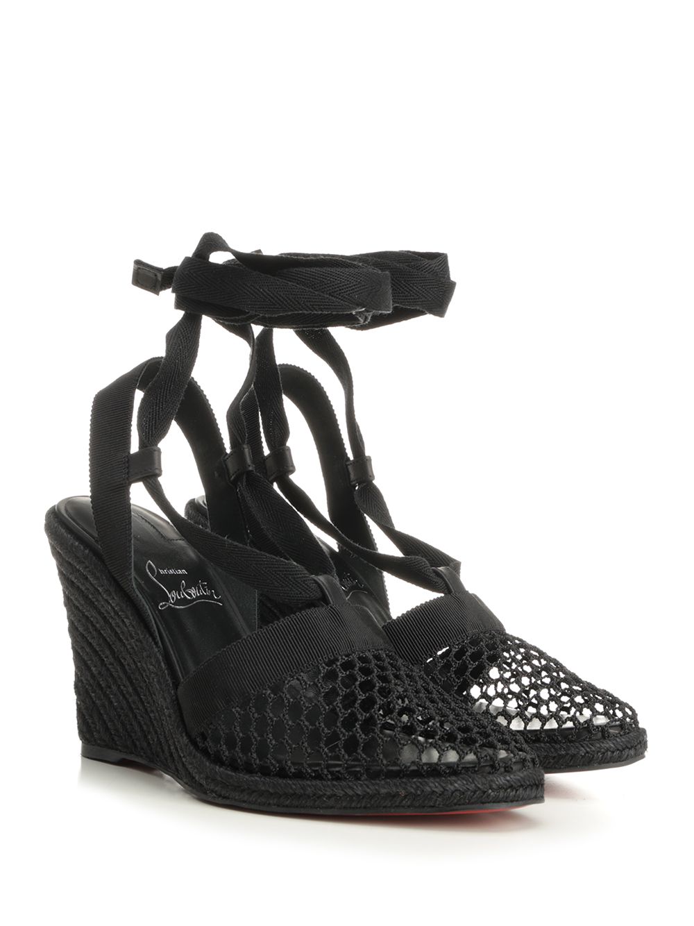 Christian Louboutin Toleda" Espadrille Sandals - Black | f89a3eaab81a215154a0a872dcd05f005cad16de