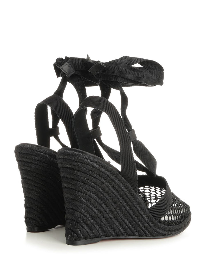 Christian Louboutin Toleda" Espadrille Sandals - Black | 064783e5fbdef4d2f053004cbdb857271d5e75fa