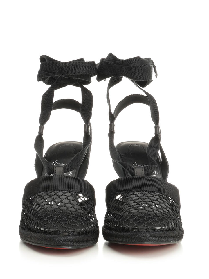 Christian Louboutin Toleda" Espadrille Sandals - Black | b1880d03d5465eb5c5d6011449b405753cfde108