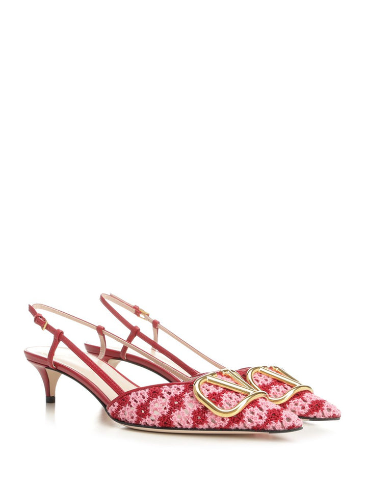 Valentino Garavani Vlogo Sandals - Multicolor | 36e357b71c1af9821e73dadef5f4f0cc68bc3e35