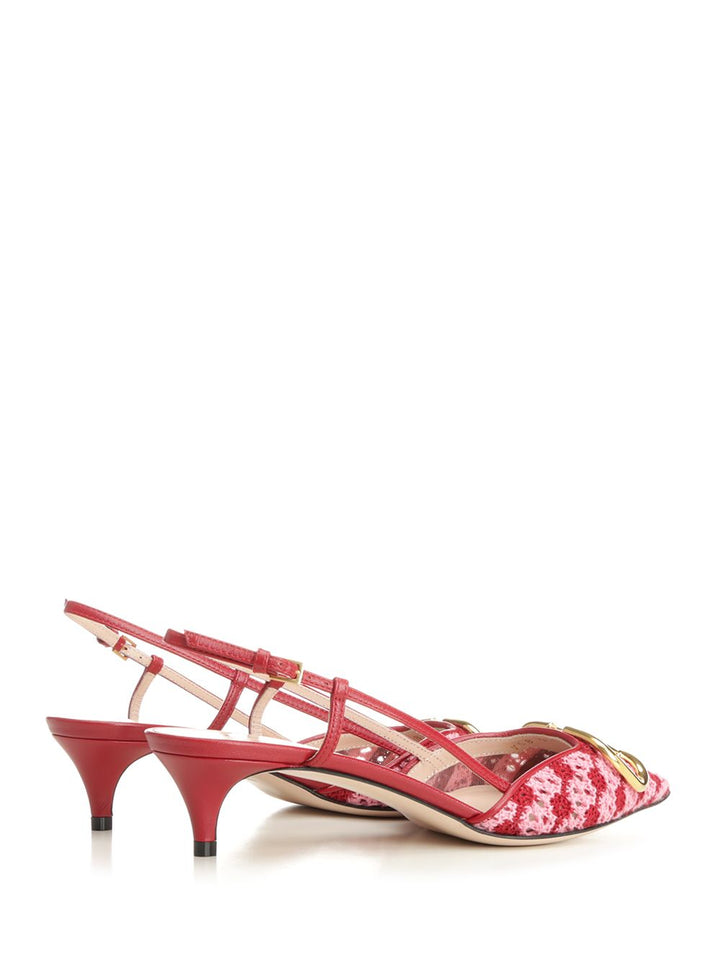 Valentino Garavani Vlogo Sandals - Multicolor | 8c3a18e53d8978646971e6e9739246760c5e64c4