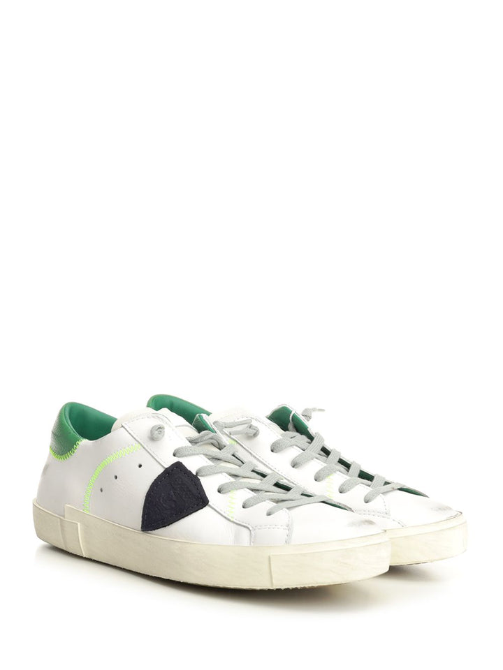 Philippe Model Prsx Low Man Sneakers - White | ab7fa80a122c24b0a0fa26dec9d60a9908648188