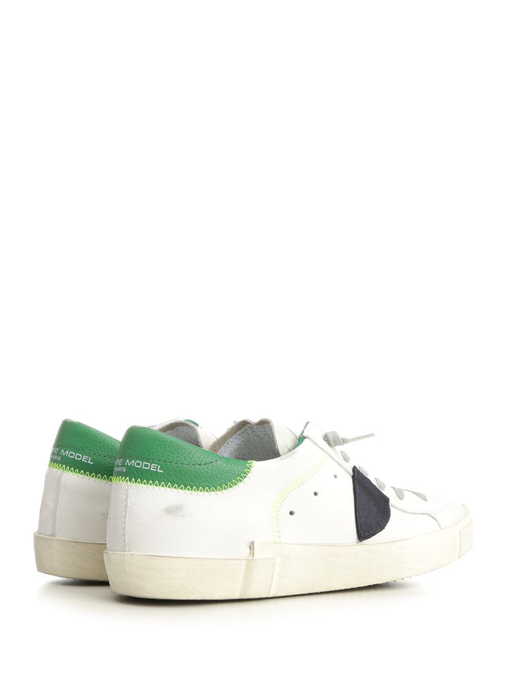 Philippe Model Prsx Low Man Sneakers - White | eedfd556c2aafb7ff8edeaf5633ee0aef77d86c1