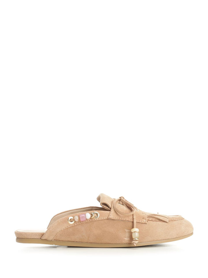 Stuart Weitzman Tinsley Mule From Mallorca Scarpe basse - Beige | c8ba052d1faf50d17fa482d15e95b343fe6e10a9