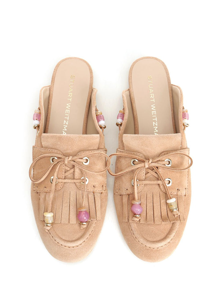 Stuart Weitzman Tinsley Mule From Mallorca Sandals - Beige | f6fc119c4a566419c96643b7ce5573429cc160b3